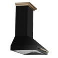 thumbnail image 3 of Forno Aria 36 Inch Wall-Mounted Range Hood in Black, 3 of 5