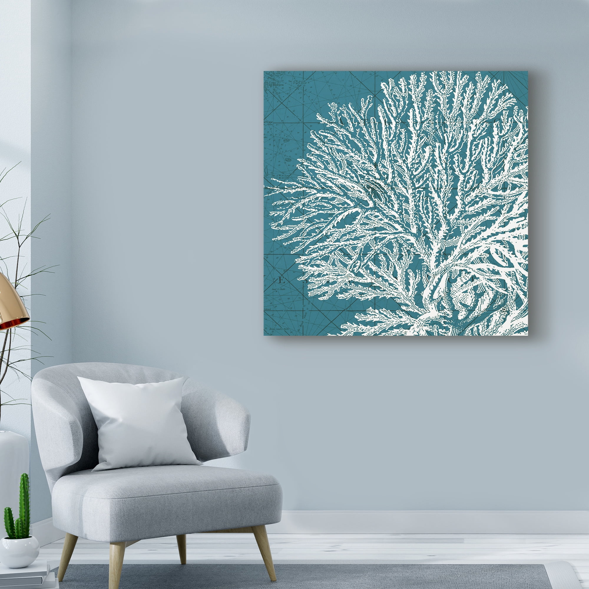Trademark Fine Art 'Coastal Menagerie I' Canvas Art by Vision Studio