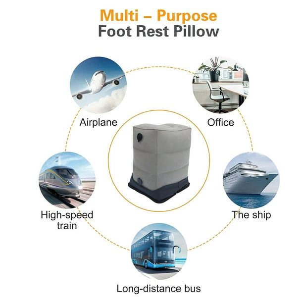 Inflatable foot rest travel air pillow hot sale