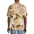 thumbnail image 4 of No Boundaries Men's and Big Men's Rayon Shirt with Short Sleeves, 4 of 5