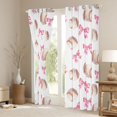 thumbnail image 3 of Erosebridal Bowknot Curtains Pack of 2 (42x84 Each) For Kids,Girls Sport Baseball Theme Curtains Blackout, 3 of 7