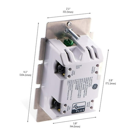 Enbrighten - Z-Wave Plus Wireless Smart Light Switch - White