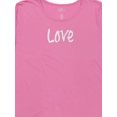 thumbnail image 2 of Womens Pink Love Sleeve Love Sleepshirt Nightgown Sleep Shirt Gown Small, 2 of 2