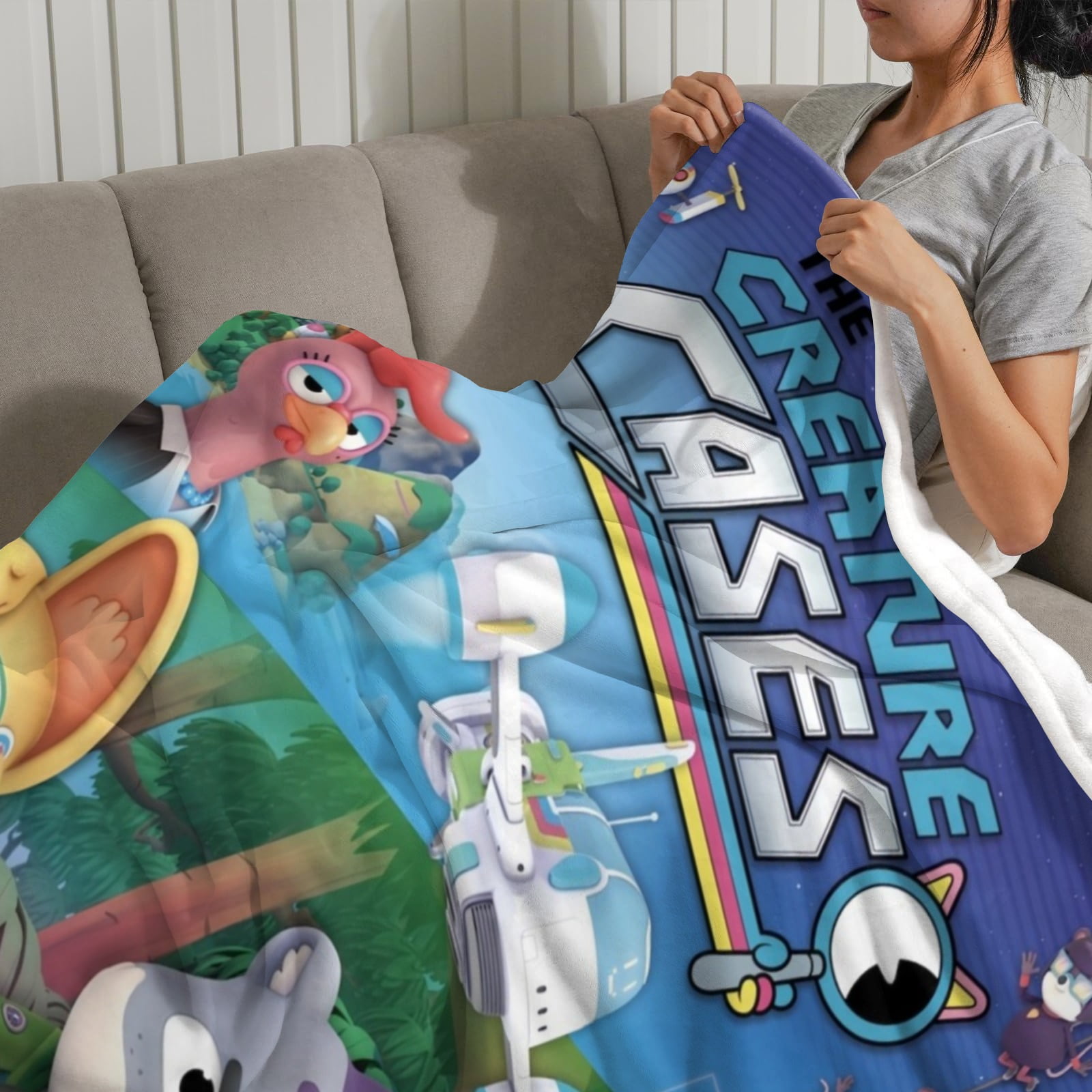The Creature Cases Throw Blanket Gifts for Fans Lover Girls Boys Women Present Hoodie Him Bed 30"x40"