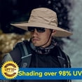 thumbnail image 4 of iHPH7 Fishing Hat Bucket Hat Camo Hat Quick Dry Hats for Men Camo Hat for Men, Beige A, 4 of 4
