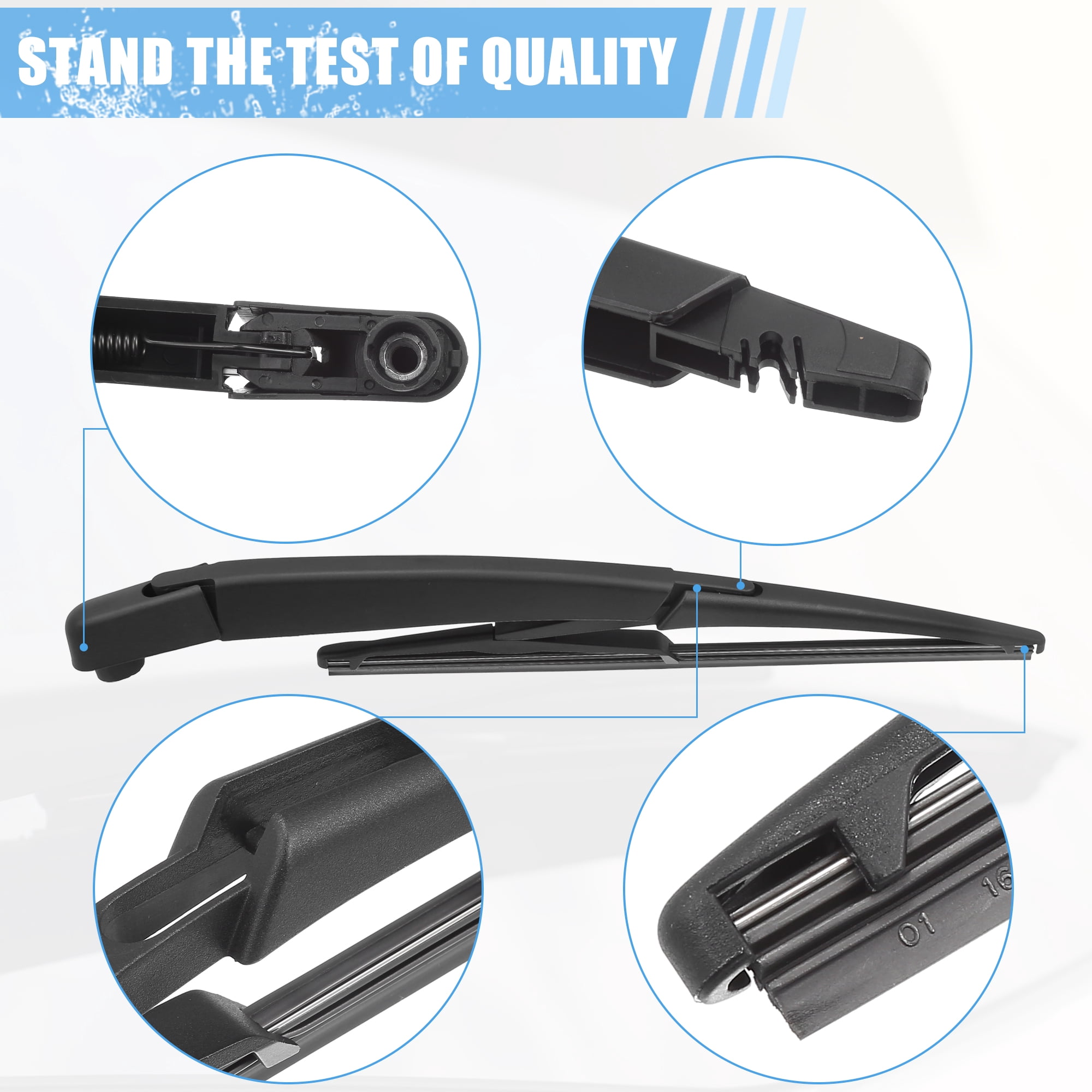 Unique Bargains Rear Wiper Blade Arm Set Replacement for Nissan Pathfinder and Rogue