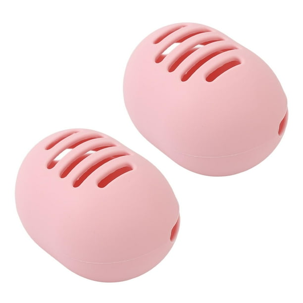 Soporte Para Esponja De Maquillaje, 2 Piezas Soporte Para Esponja De Maquillaje Caja De Almacenamiento De Huevos De Belleza Seca Y Húmeda Estuche De Esponja De Maquillaje De Silicona Transpirable De D