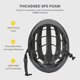 thumbnail image 5 of Casco de montar para adultos, ligero y ajustable, para ciclismo, para hombres y mujeres, 5 of 8