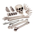 thumbnail image 1 of halloween skull and bones 12 piece skeleton set party decoration by boland bv, 1 of 1