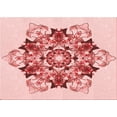 thumbnail image 1 of Ahgly Company Machine Washable Indoor Rectangle Transitional Red Area Rugs, 6' x 9', 1 of 7