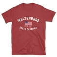 thumbnail image 1 of Walterboro South Carolina Patriot Men's Cotton T-Shirt, 1 of 1