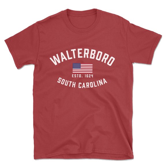 Walterboro South Carolina Patriot Men's Cotton T-Shirt