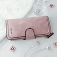 thumbnail image 3 of Cartera de mujer larga de gran capacidad, multifunción, tipo billetera, 3 of 6
