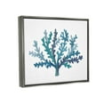 thumbnail image 3 of Stupell Industries Casual Blue Aquatic Coral Graphic Art Luster Gray Floating Framed Canvas Print Wall Art, Design by Nina Muis Surface Design, 3 of 8