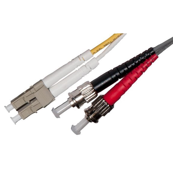 CONNECTIX 1m Optix Multimode OM1 62.5/125m LC-ST Duplex Fibre Optic Patch Lead