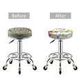 thumbnail image 5 of Fotbe Funny Farm Stool Covers Round,Waterproof Round Bar Stool Covers Bar Chair Covers Washable Stool Cushion Slipcover for 12-14 Inch Chair-13 inch, 5 of 7