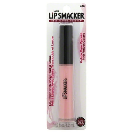 Lip Smackers Luxe Lip Gloss, Pink Velvet Gelato, 0.15 Fl. Oz.