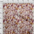 thumbnail image 3 of oneOone Polyester Spandex Purple Fabric Floral Texture Sewing Material Print Fabric By The Yard 56 Inch Wide, 3 of 4