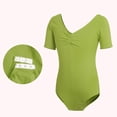 thumbnail image 3 of WERYOUNG Girl's Rompers Short Sleeve Crewneck Kids Patchwork Elegant Dancewear Jumpsuit Outdoor Activities Stylish Comfortable One-Pieces, 3 of 3
