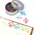 thumbnail image 2 of Metal Paper Clips Assorted Color 24Pcs 1.2x1in, 2 of 9