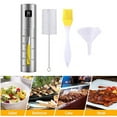 thumbnail image 2 of ENJOYW 1 Set Pulvérisateur d'Huile Buse Incorporée Pousser Type Acier Inoxydable Antiadhésif Pulvérisateur d'Huile Bouteille Ensemble Cuisine Fournitures Pulvérisateur d'Huile, 2 of 7