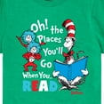 thumbnail image 3 of Dr. Seuss - Oh! Places You'll Go When You Read - Youth Short Sleeve Graphic T-Shirt, 3 of 6
