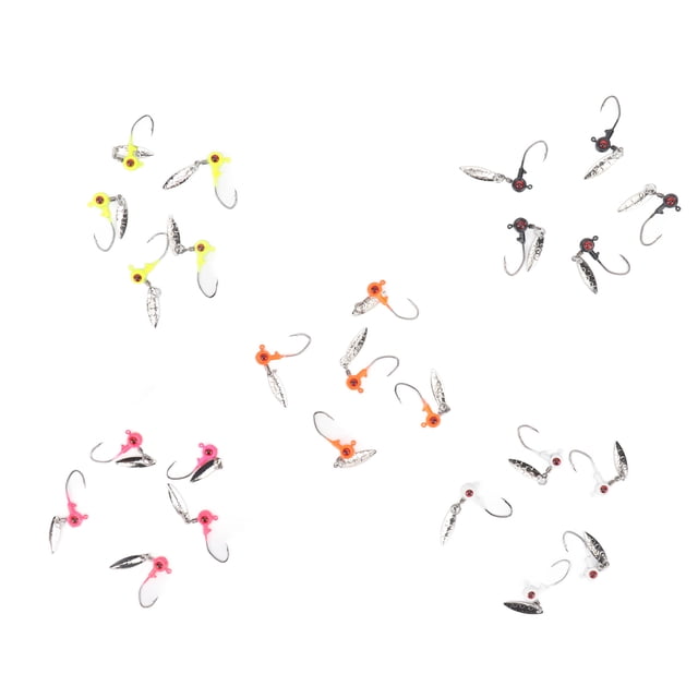 Appât de Pêche avec Essoreuse, 25 Pcs Leurre de Pêche avec Kit d'Appât de Pêche Efficacité Maximale