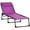 Purple, variant on YYAo Lounge Chair Outdoor, Patio Lounge Chair,Folding Chaise Lounge Pool Chair with 4-Position Reclining Back, Pillow, Breathable Mesh & Bungee Seat, Wine Red