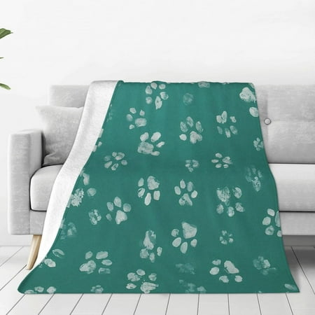 

Susaid teal green paw Microfiber Cleaning Cloth Multi-Functional Cleaning Towels Highly Absorbent Cleaning Rags Cleaning Cloths for Car Kitchen Home-60 x50