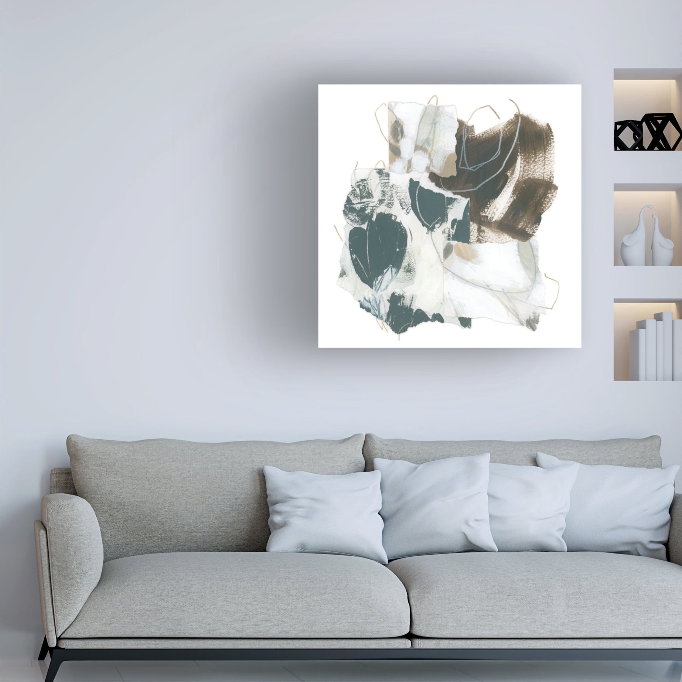 Trademark Fine Art June Erica Vess Cortar II Canvas Wall Art