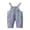 Blue, variant on UACY Baby Girls Easter Bunny Jumpsuit Toddler Cute Denim Overalls with Ears Pompom Baggy Wide Leg Washed Jean Suspender