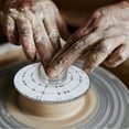 thumbnail image 3 of Uxcell Ceramic Clay Pottery Wheel with Rotary Divider Disc for Crafting Projects, 3 of 6