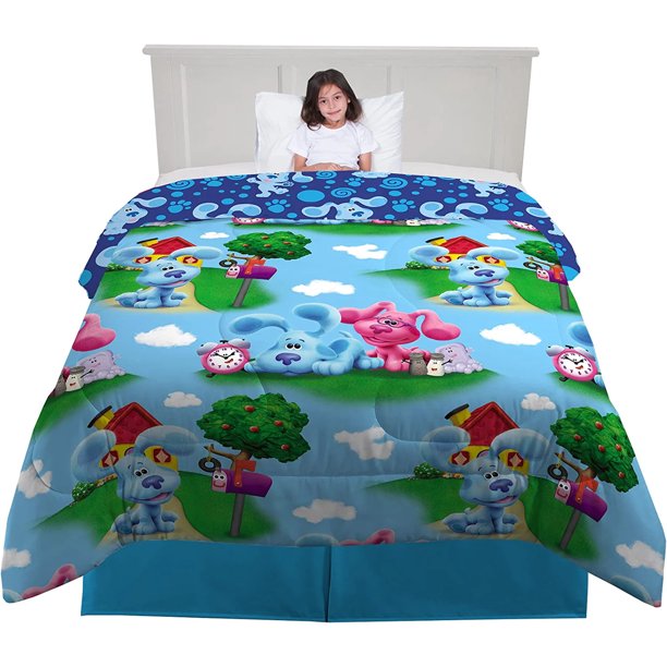 Jay Franco Kids Bedding Soft Microfiber Full Sized Comforter Blues