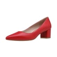 thumbnail image 1 of Zapatos de Tacón Grueso para Mujer DREAM PAIRS Rojo Talla 5.5, 1 of 5