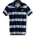 thumbnail image 1 of Aeropostale - Polo de rugby para hombre, diseño de rayas A87, azul, grande, 1 of 1