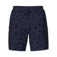 thumbnail image 4 of Lsque Mens Swim Trunks LOVE Pattern - Bathing Suit Compression Liner - Beach Swim Shorts Swimwear - (S-3XL) - Stretch Quick Dry -3X-Large, 4 of 9