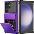 thumbnail image 1 of Wallet Case Flip Cover Credit Card Holder Pocket, Dual Layer Protection For Samsung S23 S22 S21 S20 Ultra S10 Plus S20 FE S21 FE, 1 of 5