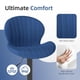 thumbnail image 3 of Juego de 2 Bancos de Bar Youhauchair de Terciopelo Ajustables y Giratorios, 3 of 8