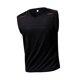 thumbnail image 4 of Camiseta de tirantes de cuello redondo para hombre, color liso, informal, holgada, deportiva, transpirable, de seda helada, corta, de poliéster., 4 of 4
