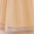 thumbnail image 5 of ZHOGXU Kids Elegant Girls Sleeveless Color Block One Shoulder Lace Layered Tulle Ball Gown Princess Dress Birthday Party Outfit, 5 of 8