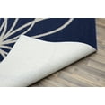 thumbnail image 3 of Garland Rug Grand Floral Indigo/Ivory Indoor Area Rug, 5' x 7', 3 of 5