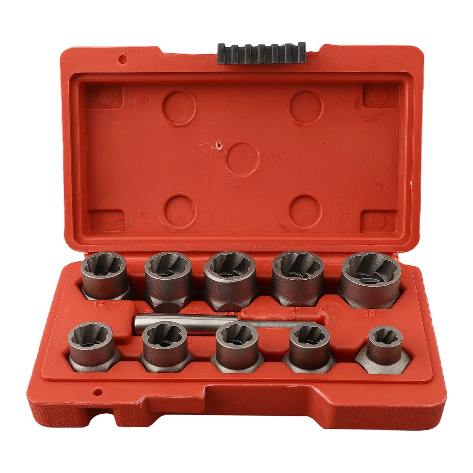 chengsi 10/11pcs 1/2 Broken Bolt Extractor Socket Set Nut Remover Drive Extractor