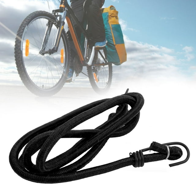 With Bungee Cords with Hooks Elastic Rubber Bungie Cords Straps for Bike Luggage Rack Camping