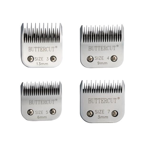 geib buttercut stainless steel dog clipper blade, size4 skip tooth, 3/