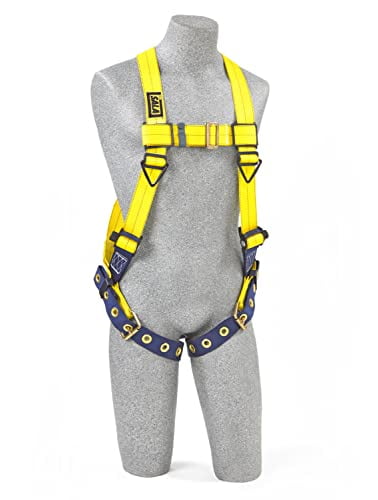 3M DBI-SALA® Delta 1101253 Vest Full Body Harness Tongue Buckle 420 Cap Lbs XXL