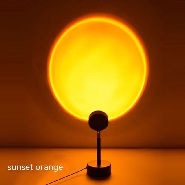 Lampara de ambiente proyector atmósfera luces led luz amarilla