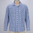 thumbnail image 5 of Aloohaidyvio George Mens Button Down Long Sleeve Shirts Cotton Plaid Summer Casual Shirts for Men with Pockets, 5 of 6