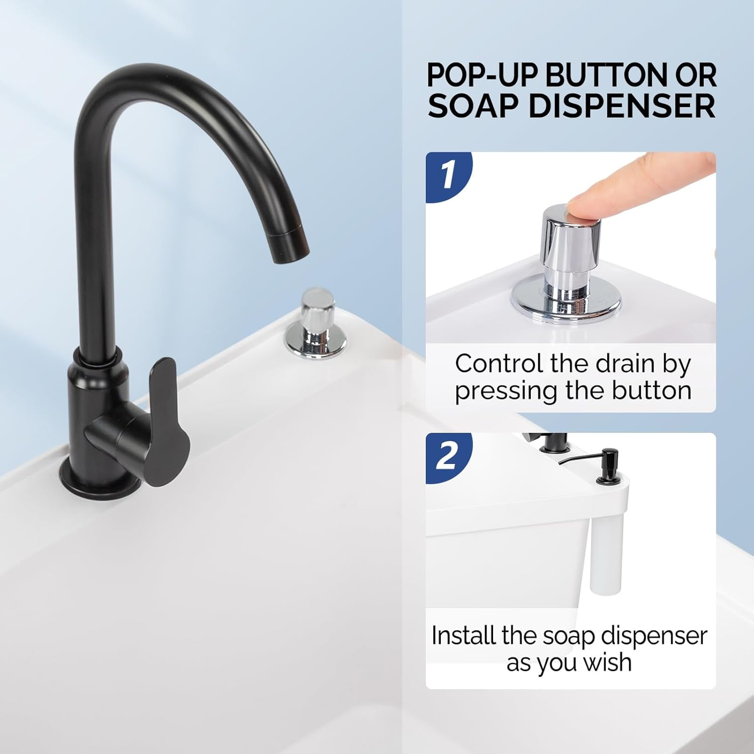 衛生日用品 Ki Ktaxon Freestanding Utility Sink Laundry Tub, Stainless
