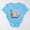 Blue-54, variant on Frnrwgo Easter Womens Short Sleeve Shirts Easter Graphic Printed Casual T-shirt Fashion Crew Neck Tees for Summer