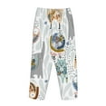 thumbnail image 5 of Sigee Cute Colorful Animal Print Women's Soft Pajama Pants - Breathable and Comfortable Lounge Sleep Bottoms with Elastic Waistband and Pockets-Small, 5 of 9